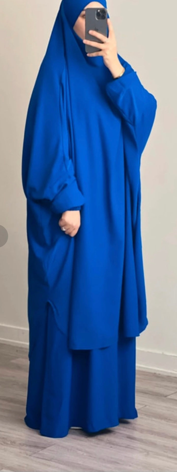 Jilbeb 2 pièces bleu roi