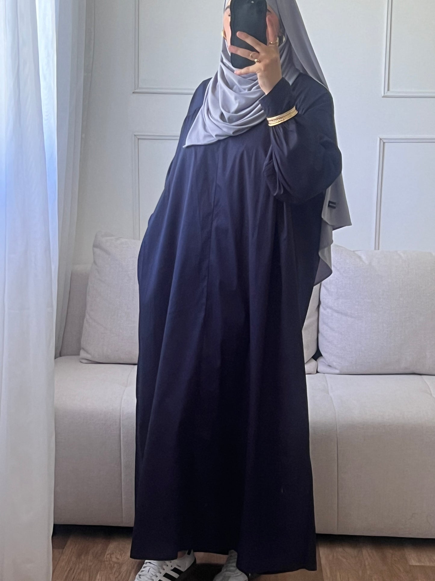 ROBE OVERSIZE bleu marine