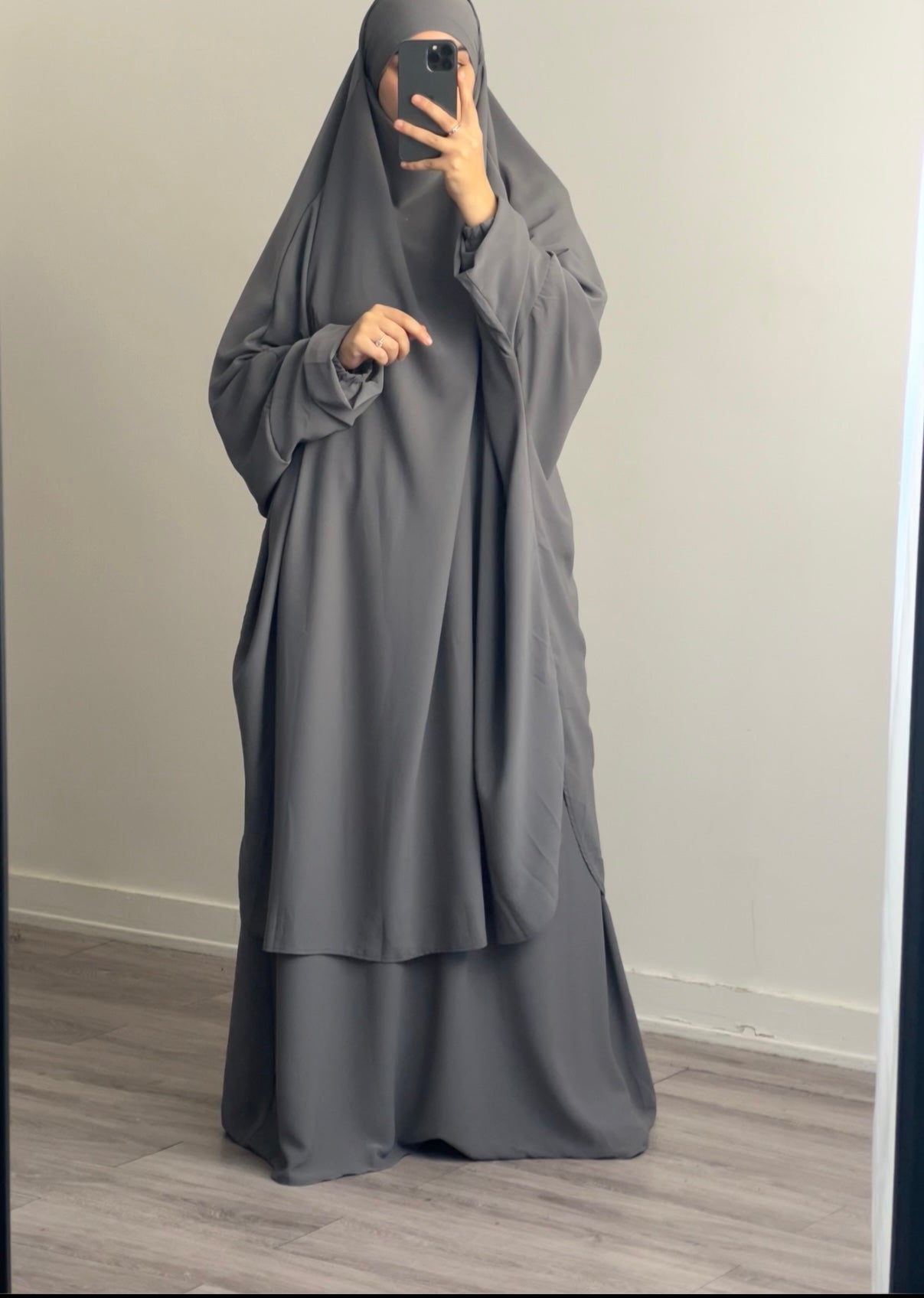 Jilbeb gris 2 pièces