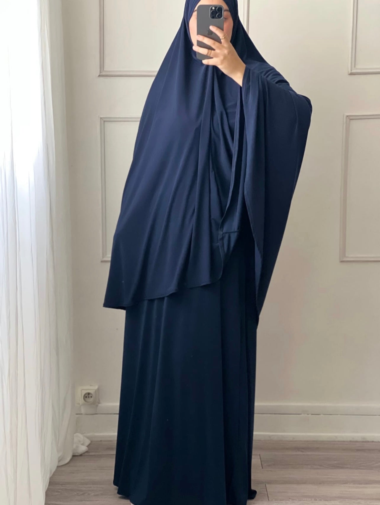Ensemble prière jersey bleu nuit