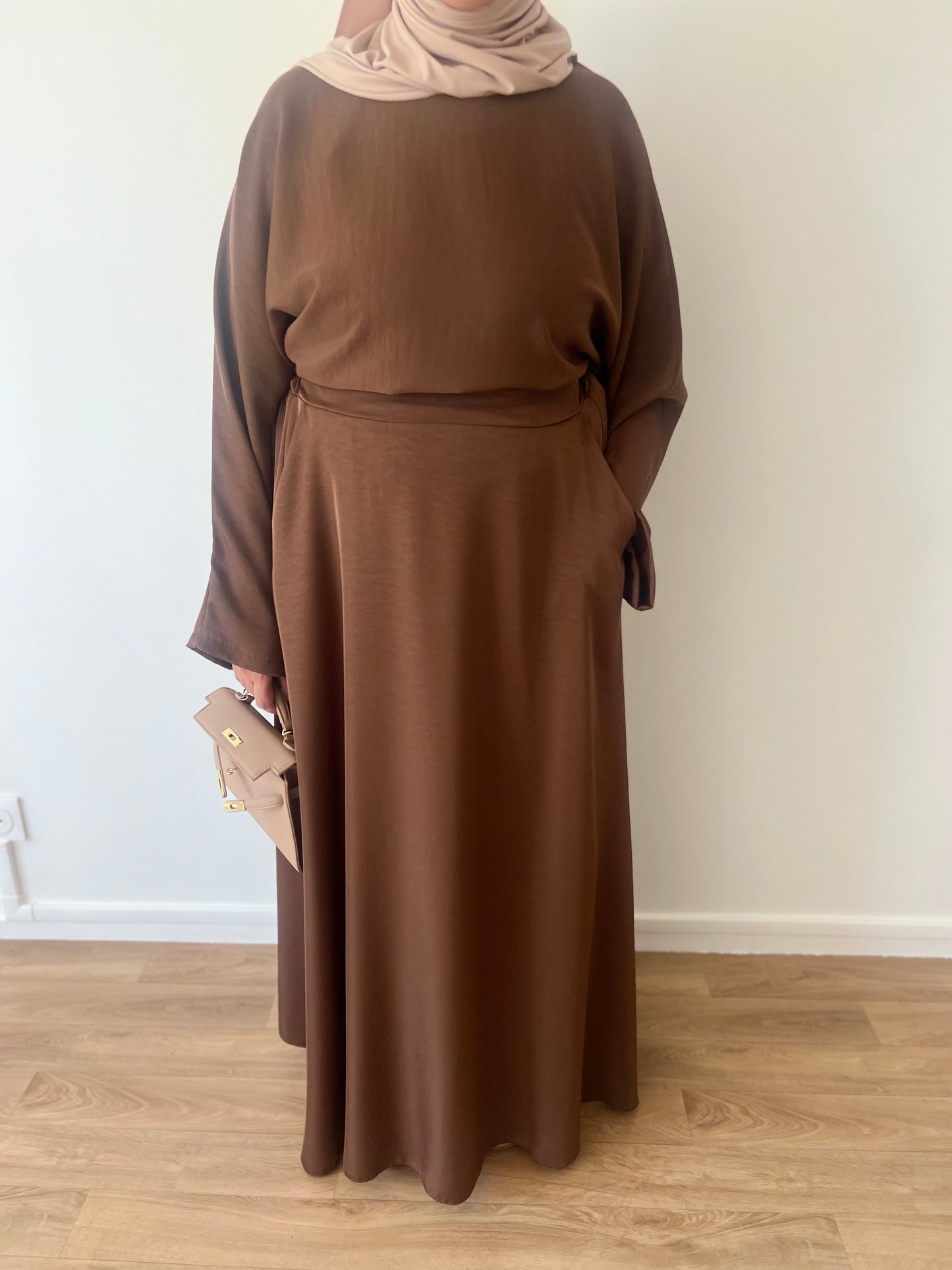 Ensemble jupe marron