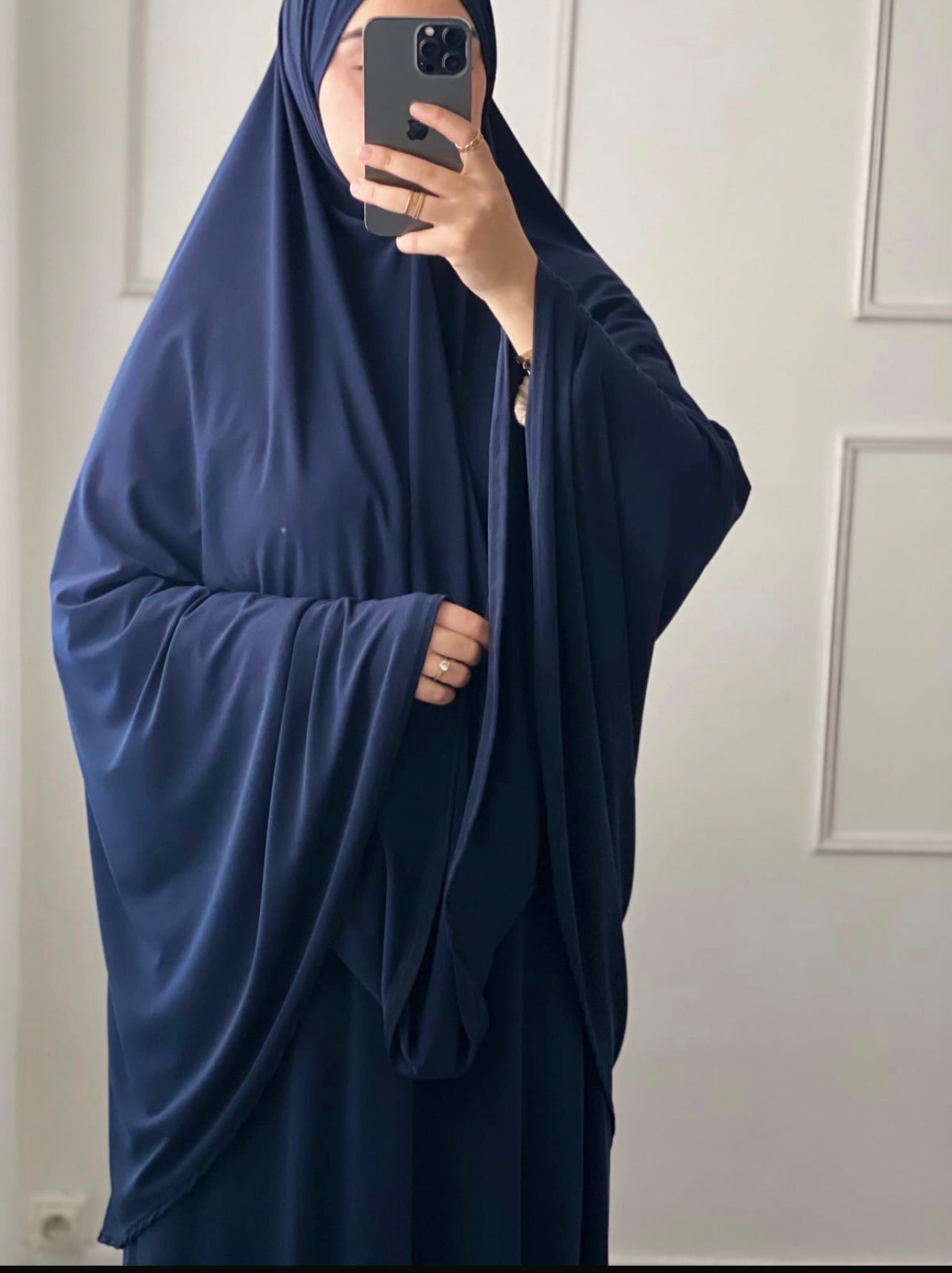 Ensemble prière jersey bleu nuit