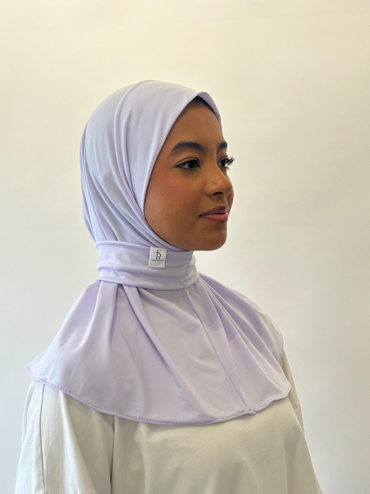 Hijab Cagoule bleu ciel