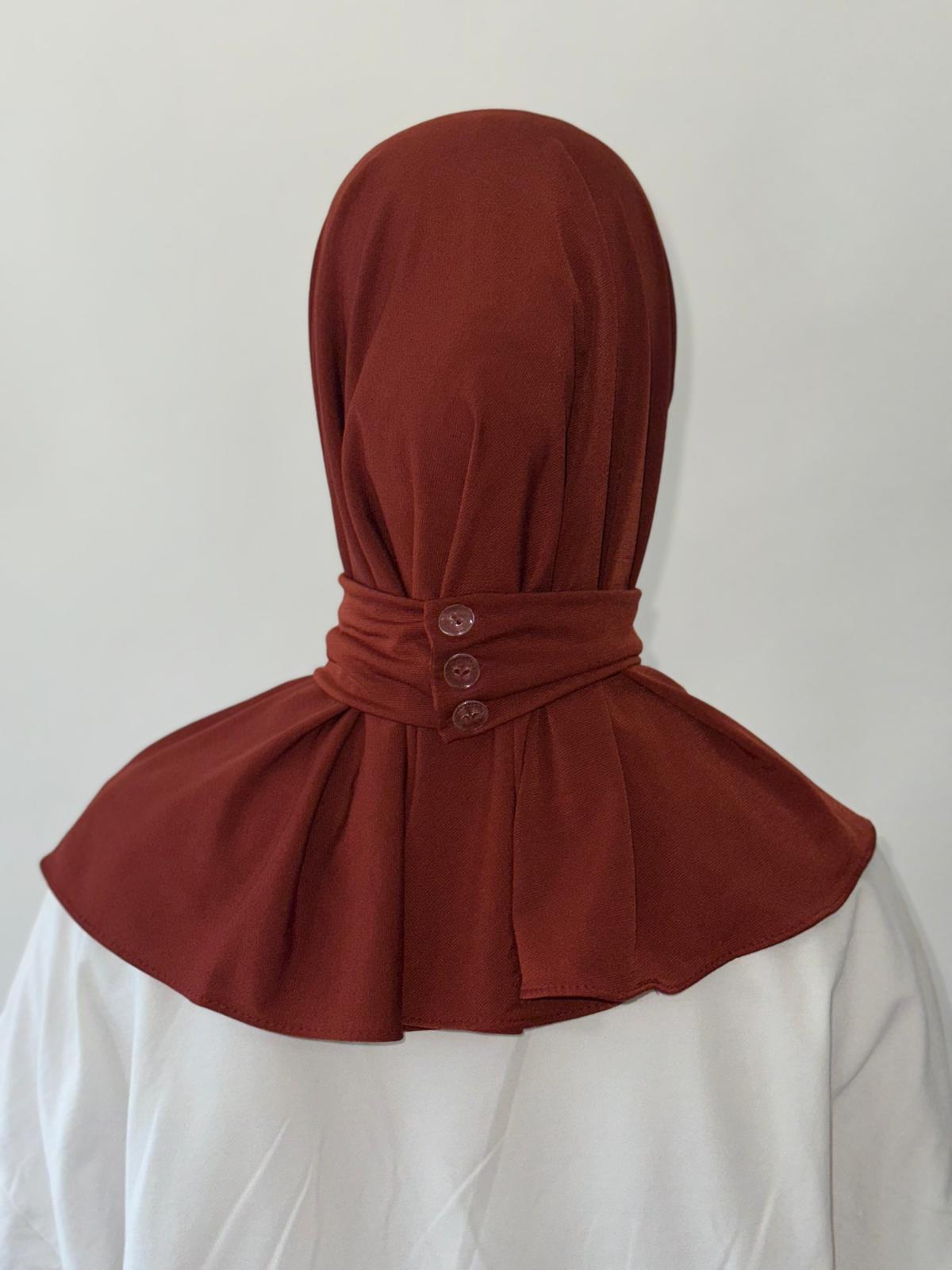Hijab Cagoule Terracotta