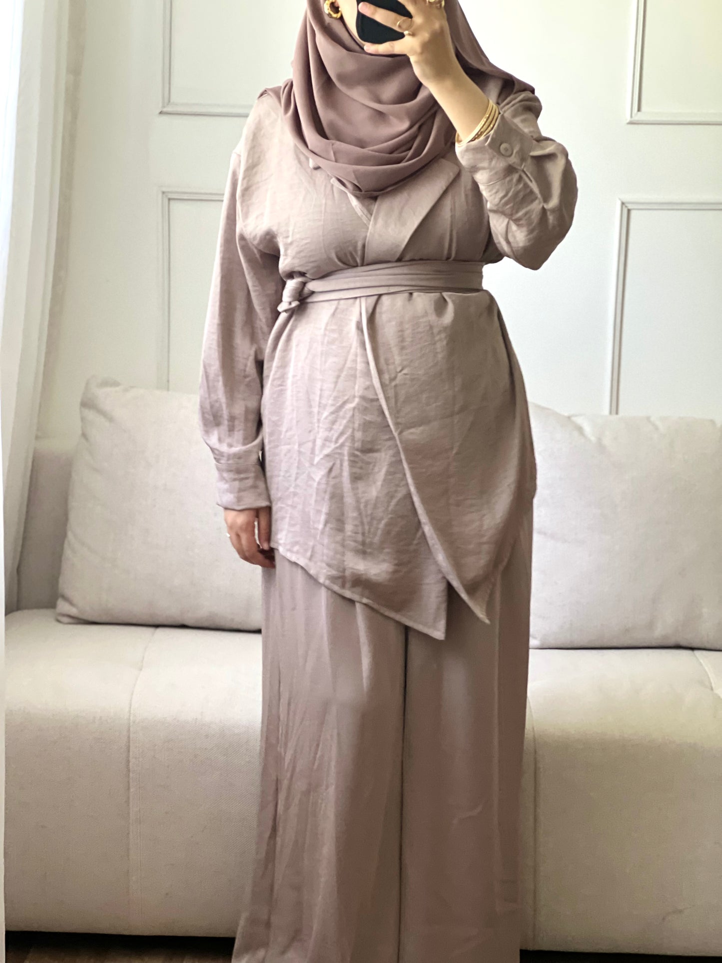 ENSEMBLE MODESTE taupe