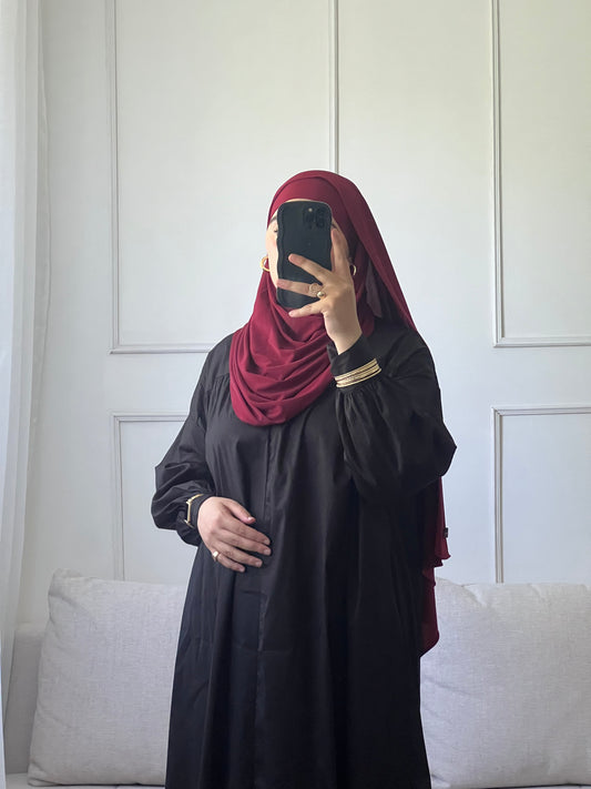ROBE OVERSIZE noir