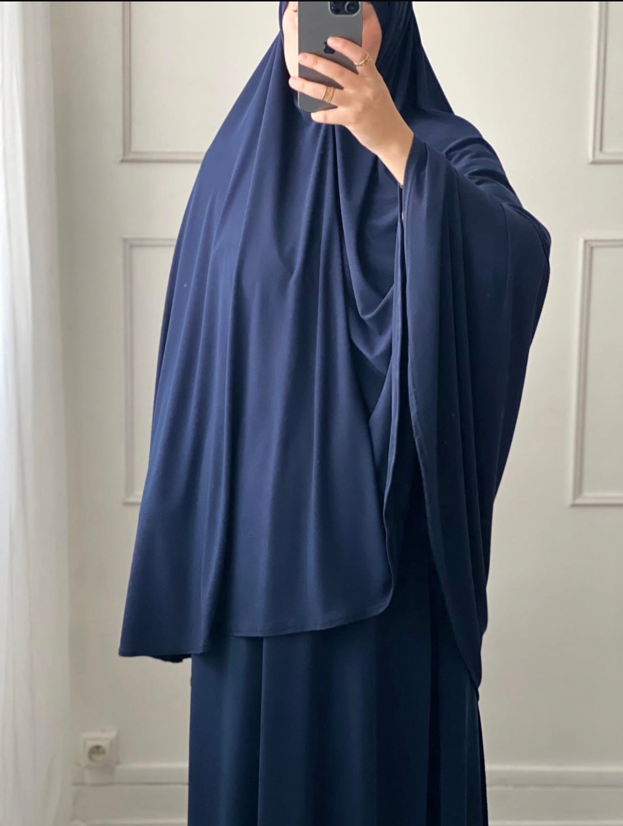 Ensemble prière jersey bleu nuit