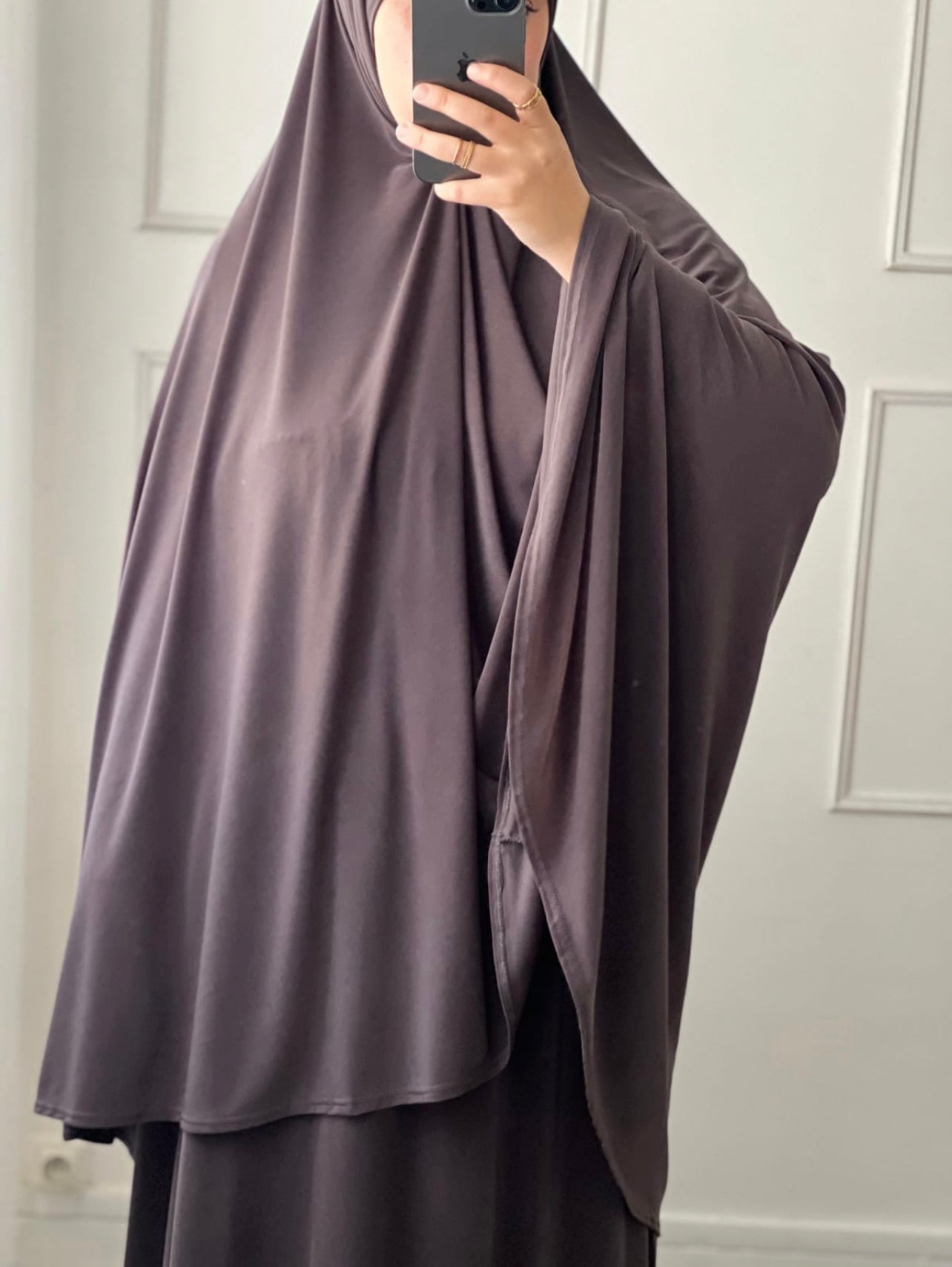 Ensemble prière jersey gris anthracite