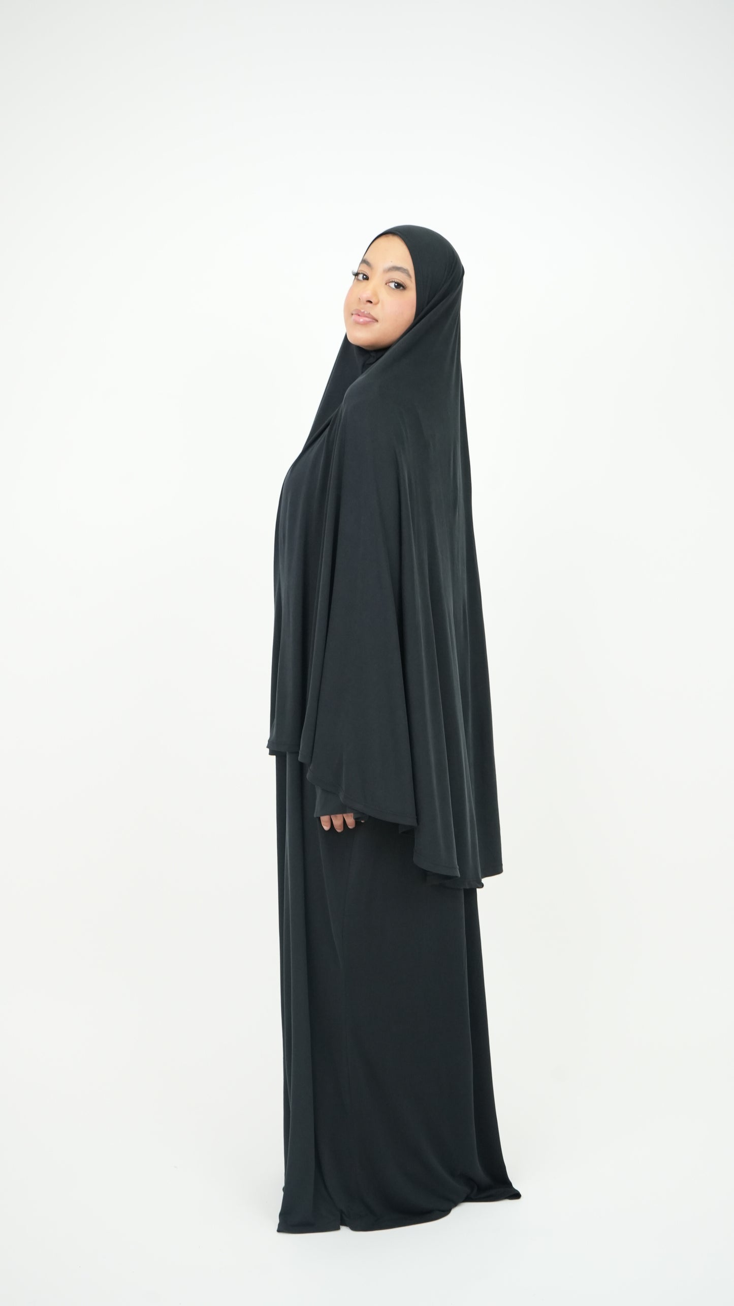 Set Abaya & khimar noir