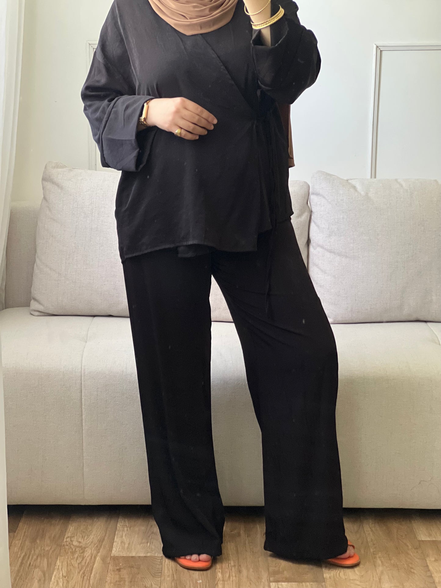 ENSEMBLE MODESTE Noir