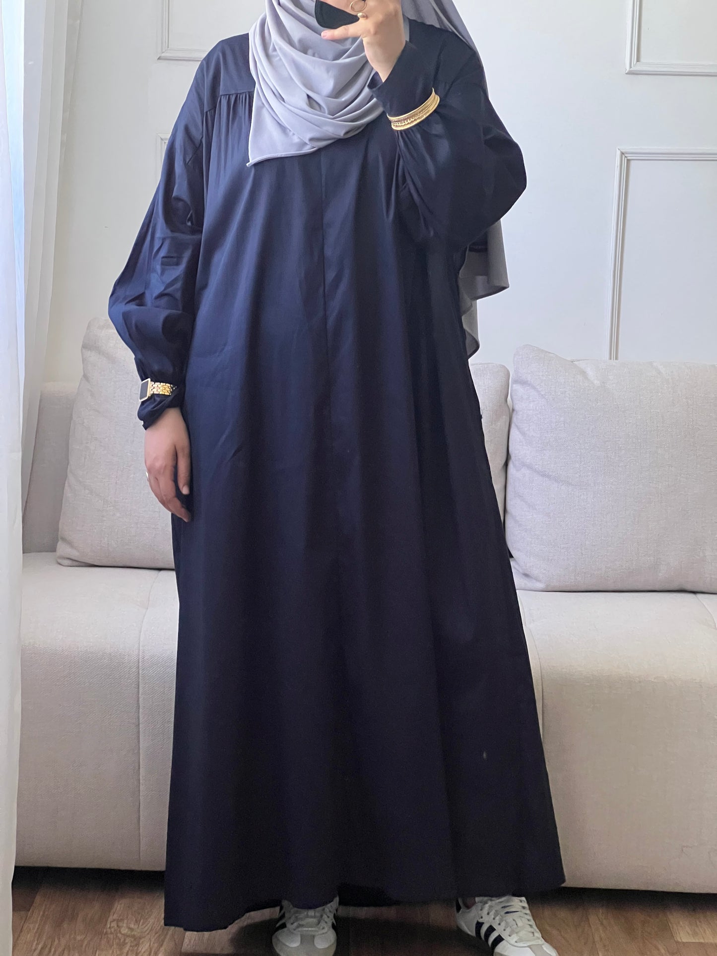 ROBE OVERSIZE bleu marine