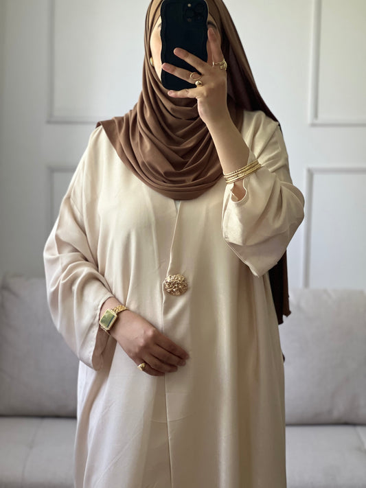 KIMONO RANEEM ÉLÉGANT beige
