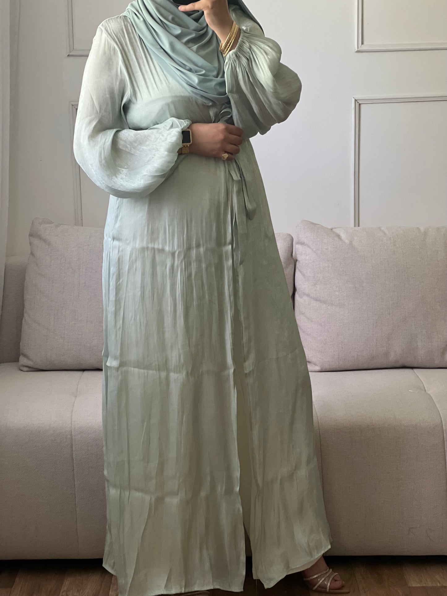 KIMONO ÉLÉGANT ET CONFORTABLE vert d’eau