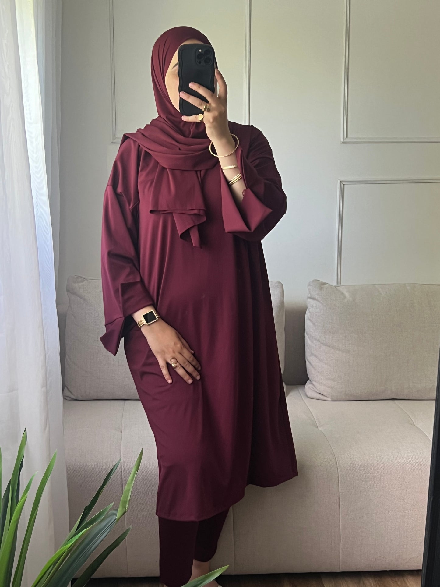 Burkini bordeaux