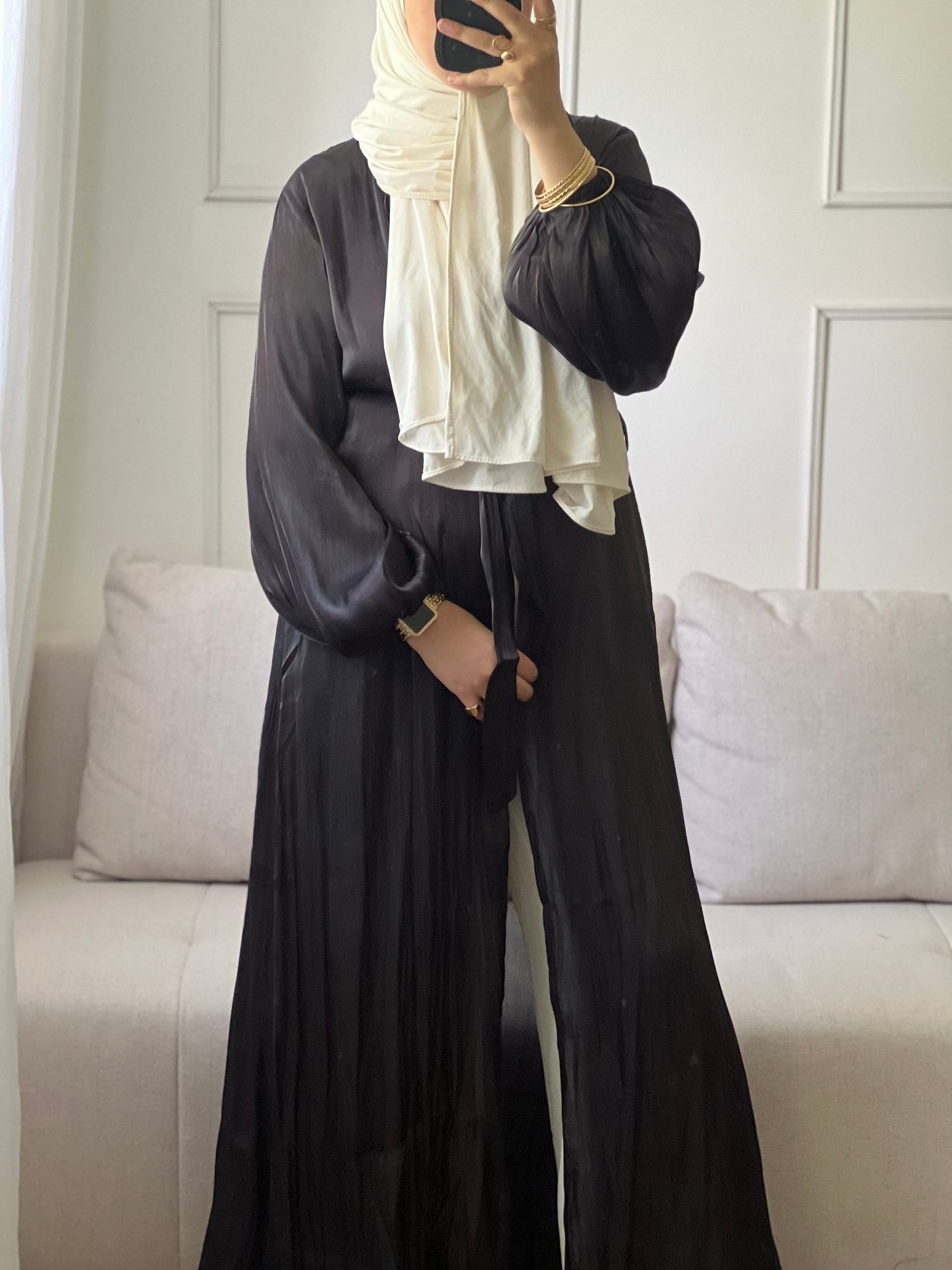KIMONO ÉLÉGANT ET CONFORTABLE Noir