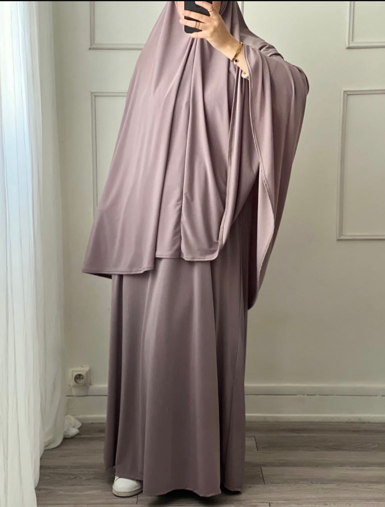 Ensemble prière jersey nude