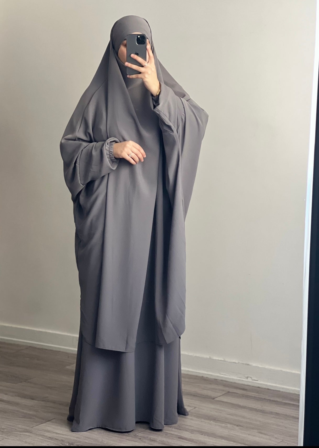 Jilbeb gris 2 pièces