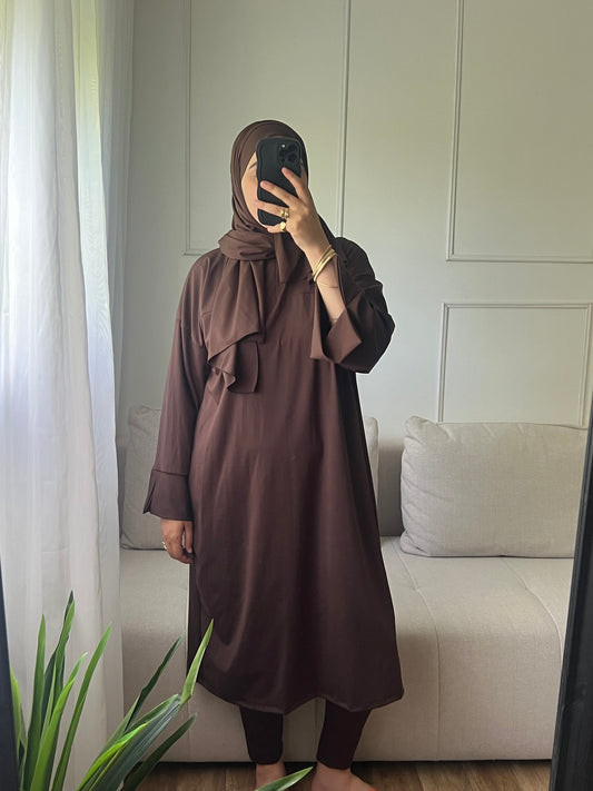Burkini marron