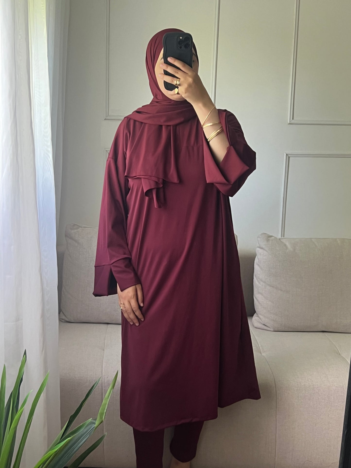 Burkini bordeaux