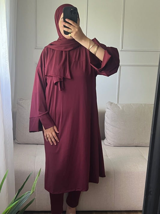 Burkini bordeaux