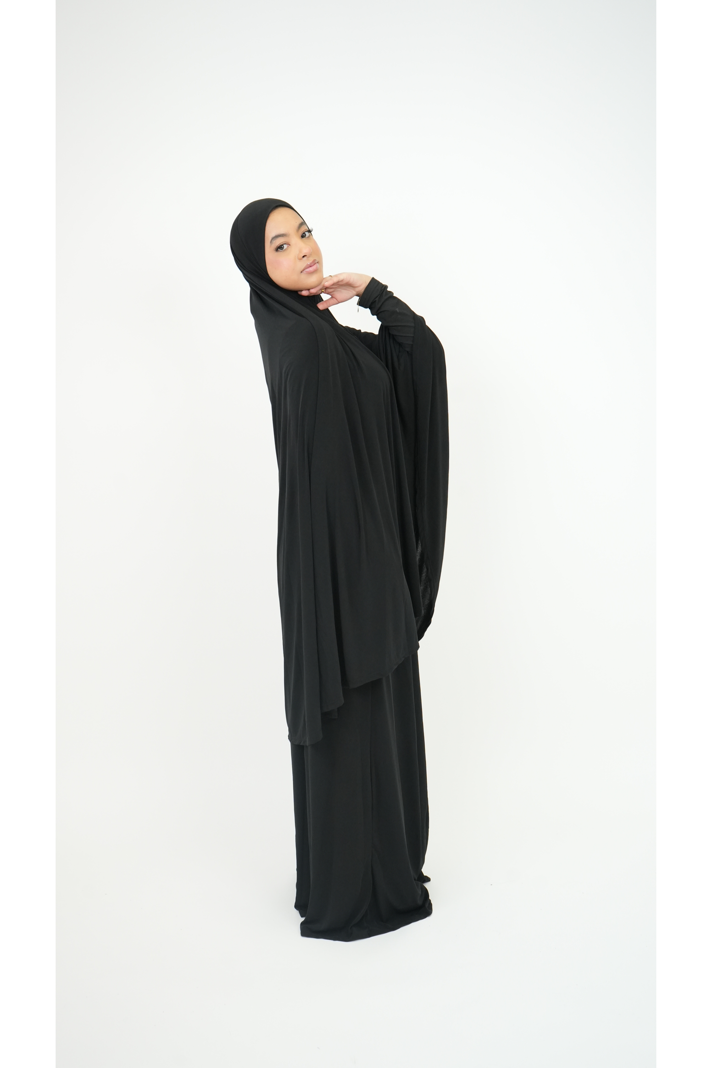 Set prière jupe et khimar noir