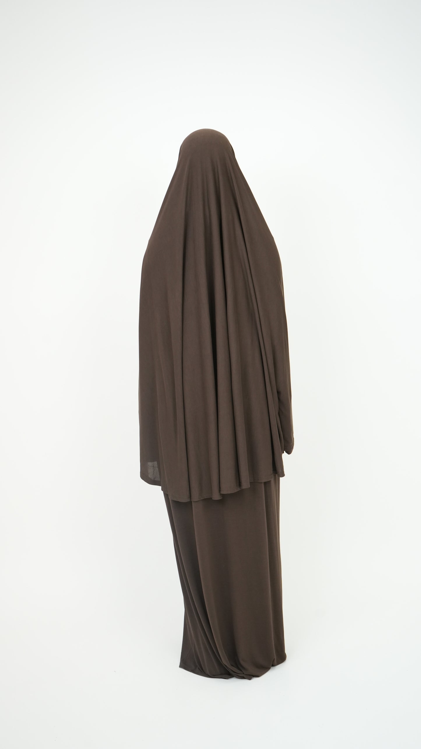 Set abaya & khimar marron