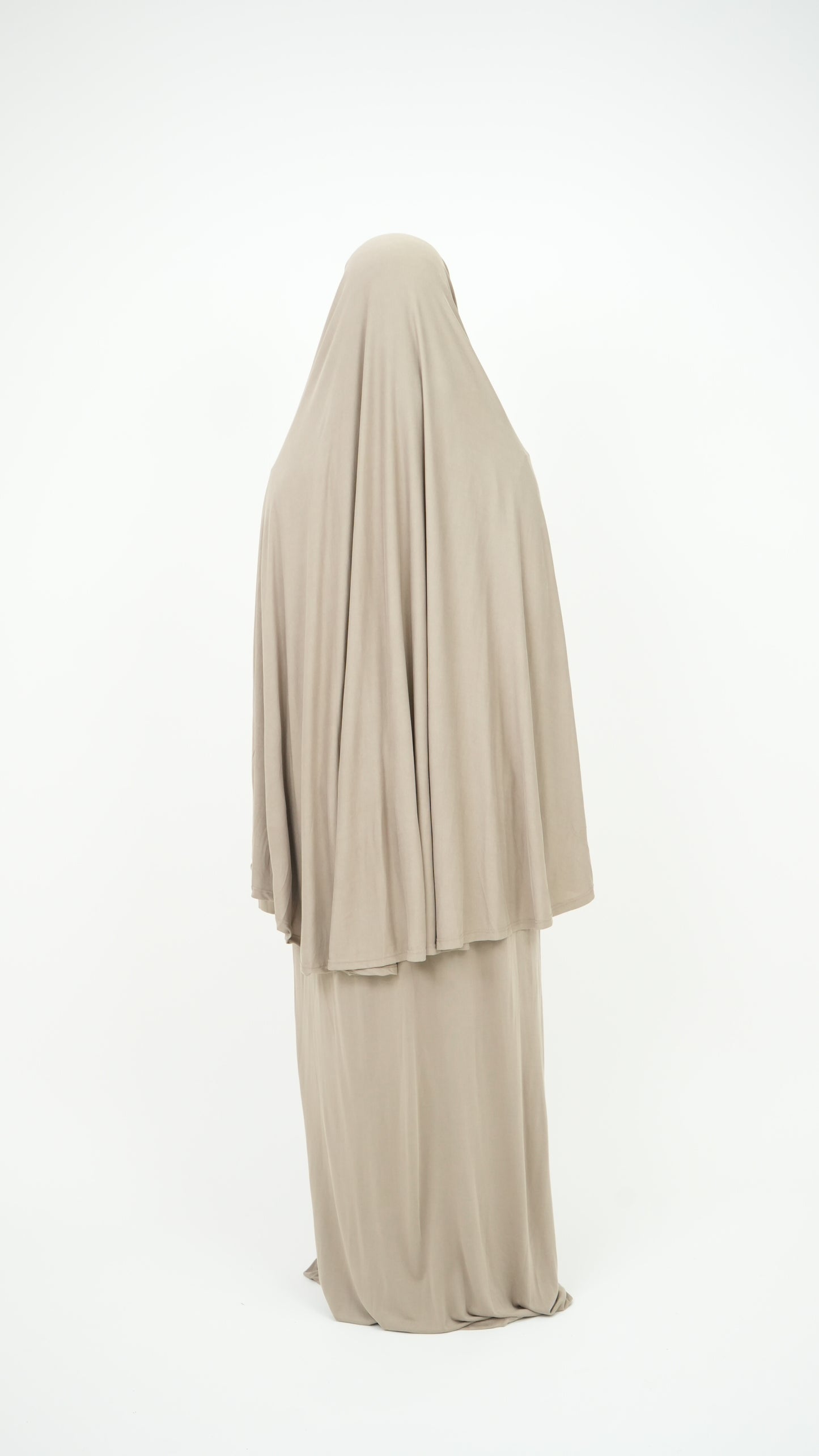 Set Abaya & khimar taupe