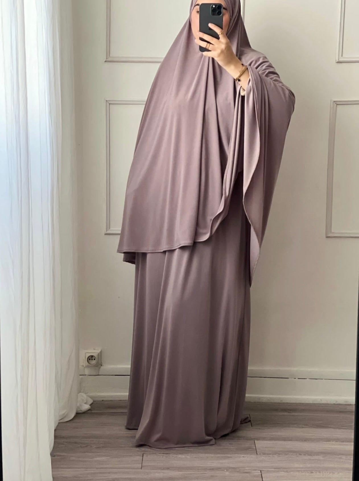 Ensemble prière jersey nude