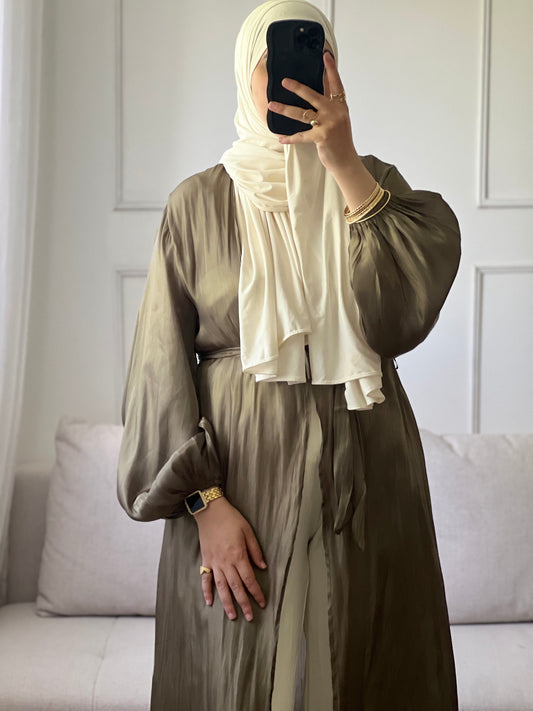 KIMONO ÉLÉGANT ET CONFORTABLE vert kaki