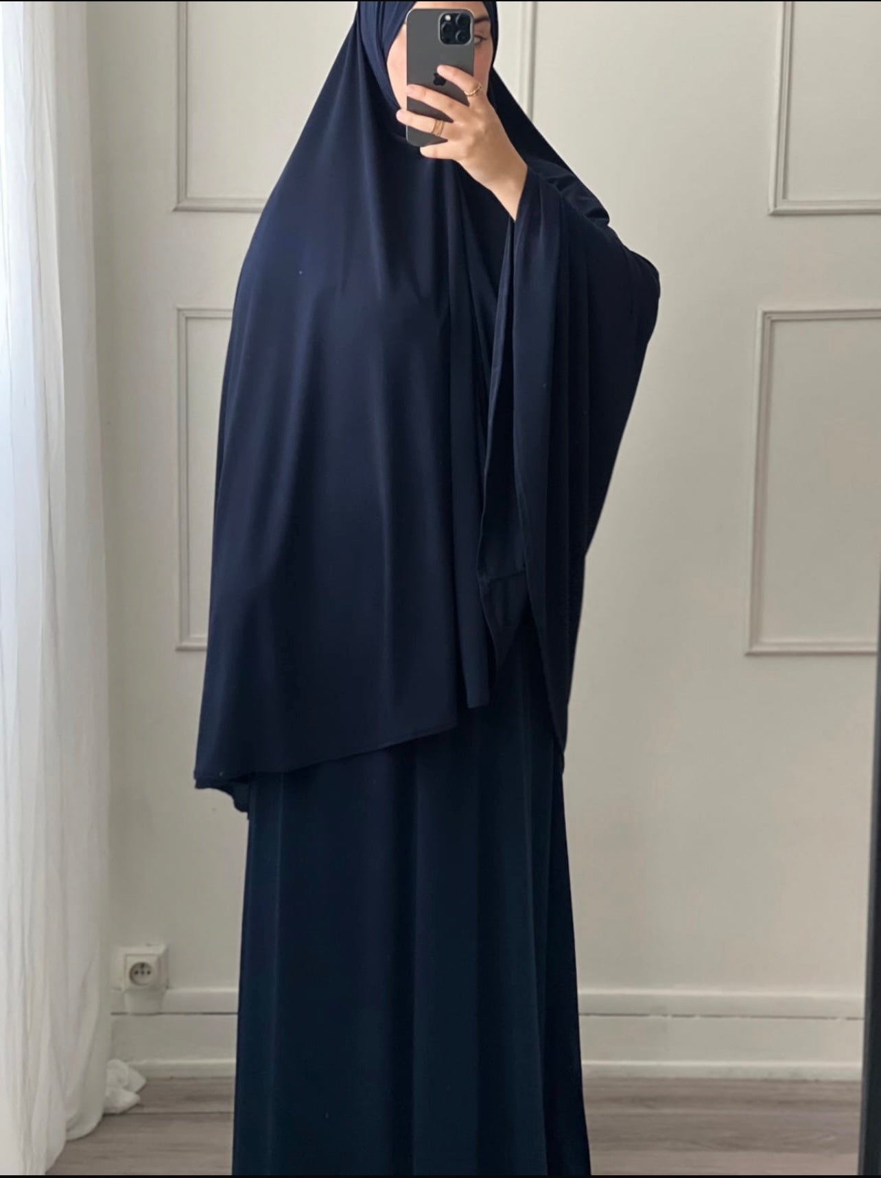Ensemble prière jersey bleu nuit