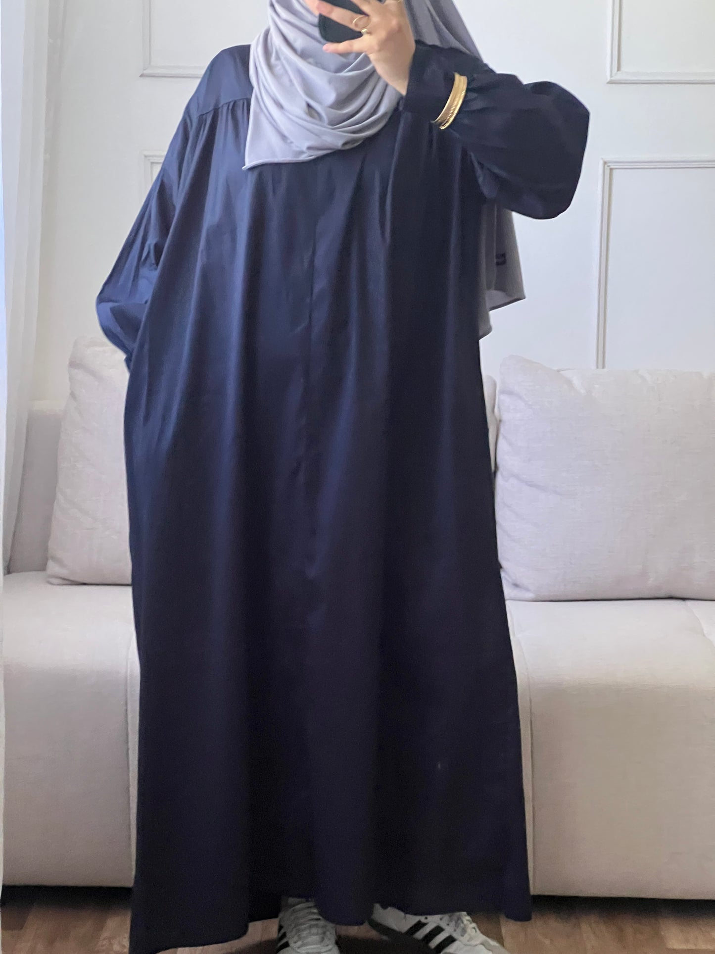 ROBE OVERSIZE bleu marine