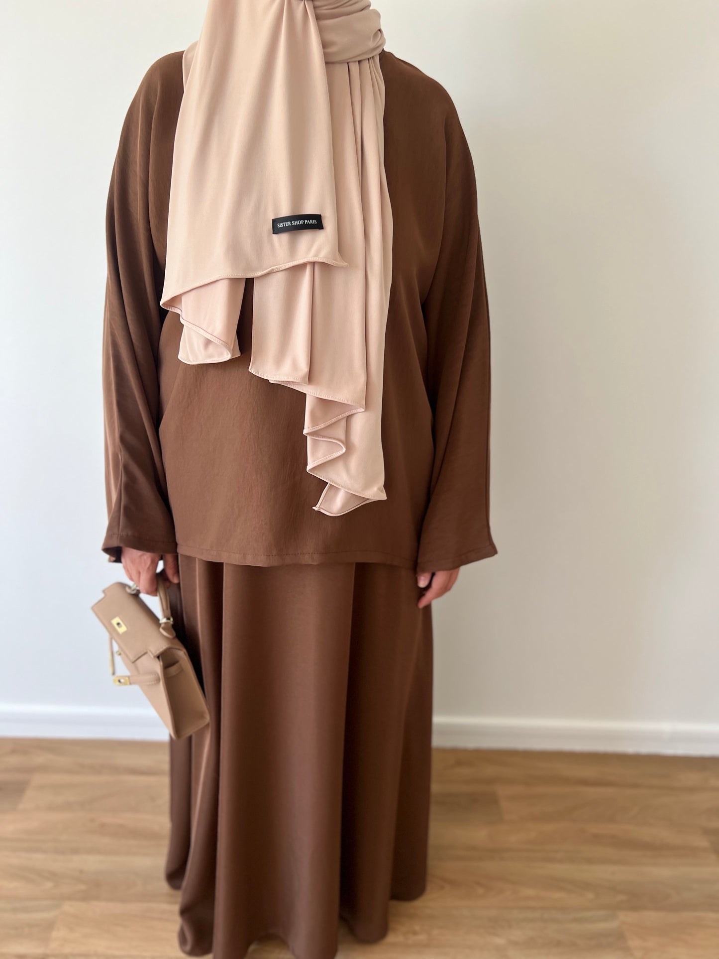 Ensemble jupe marron