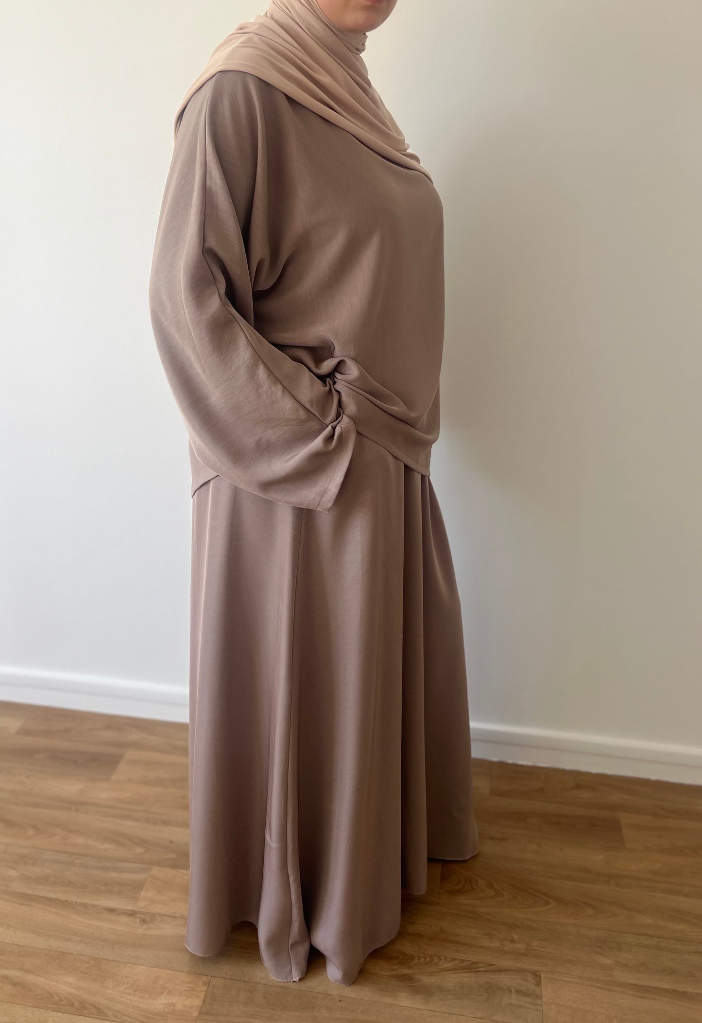 Ensemble jupe taupe