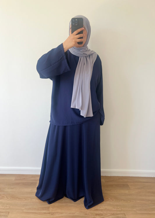 Ensemble jupe bleu marine