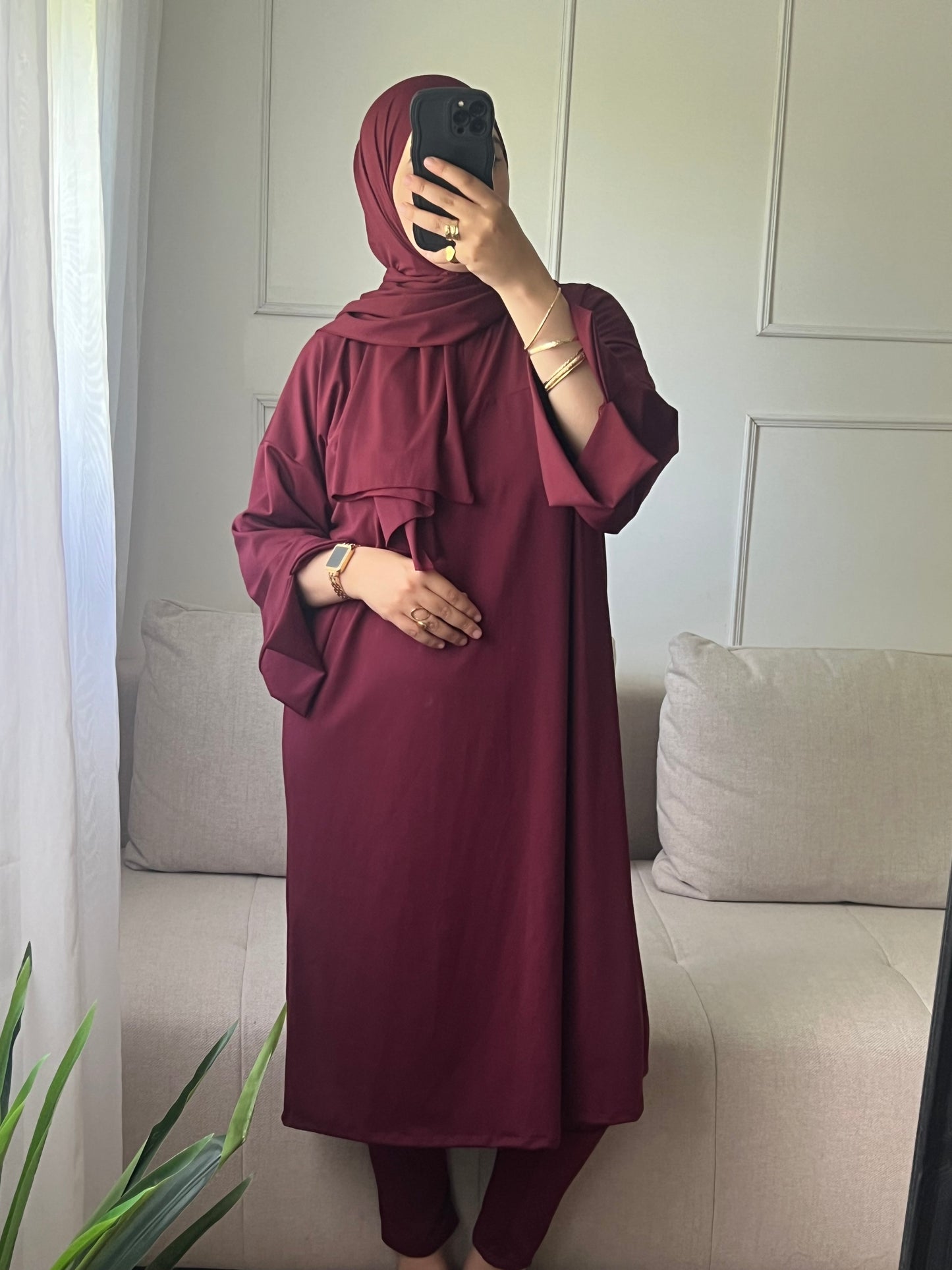 Burkini bordeaux