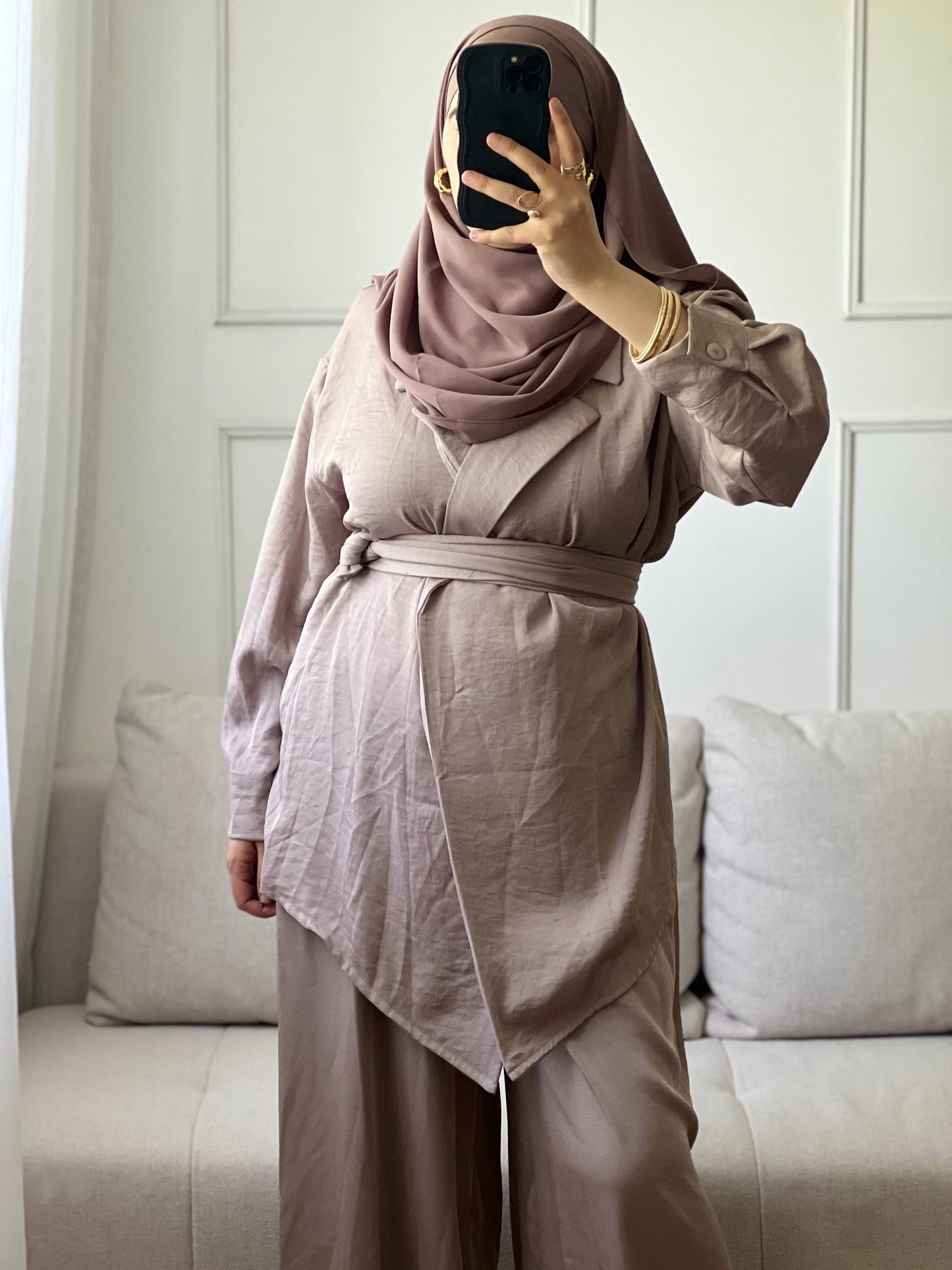 ENSEMBLE MODESTE taupe