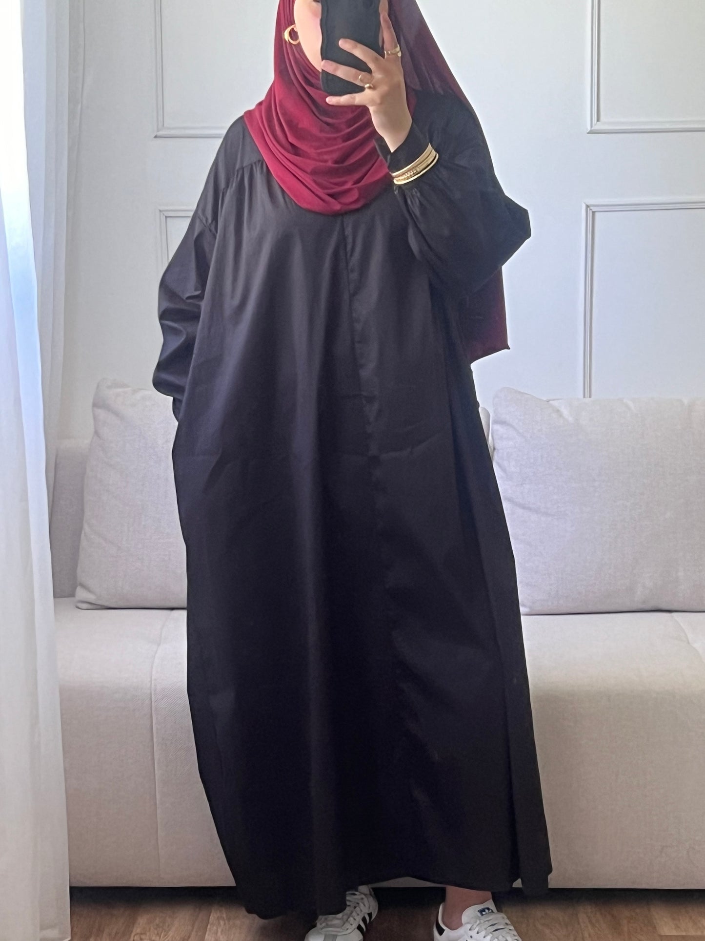 ROBE OVERSIZE noir