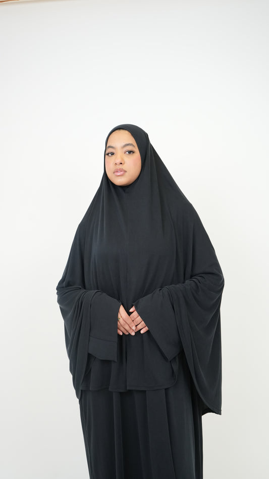 Set Abaya & khimar noir