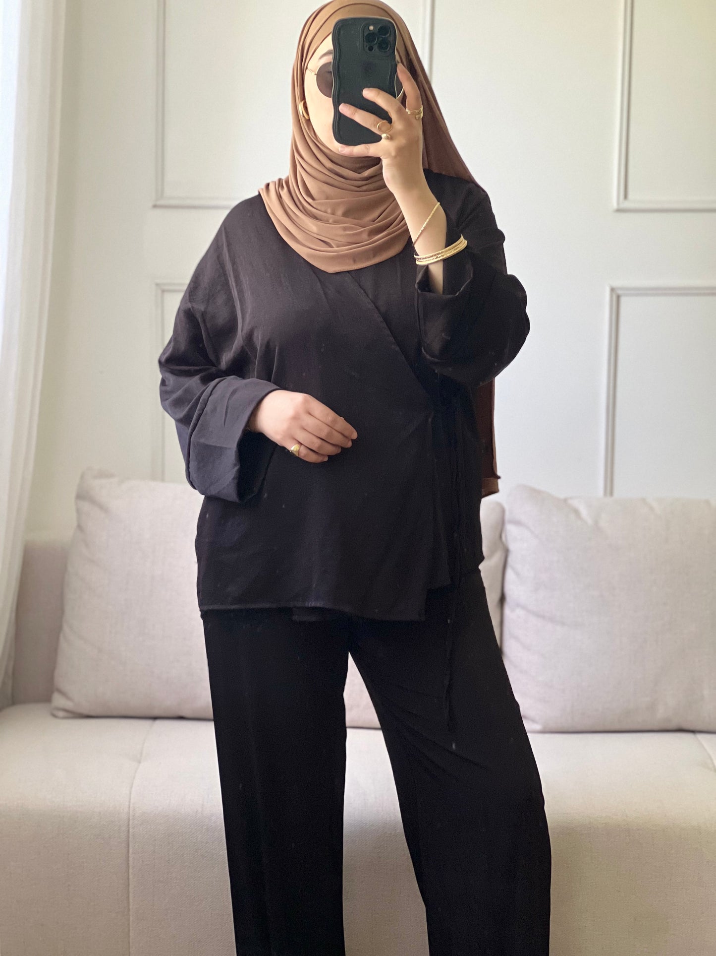 ENSEMBLE MODESTE Noir