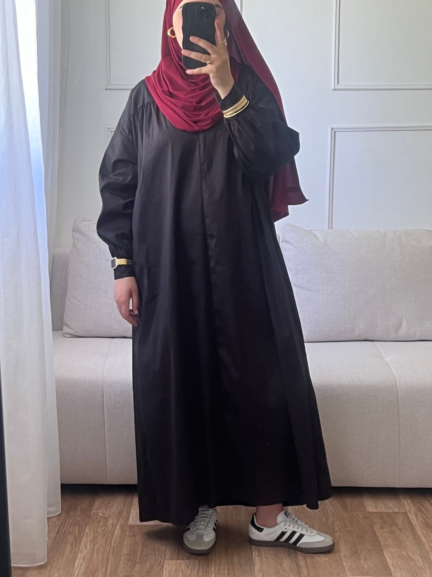 ROBE OVERSIZE noir