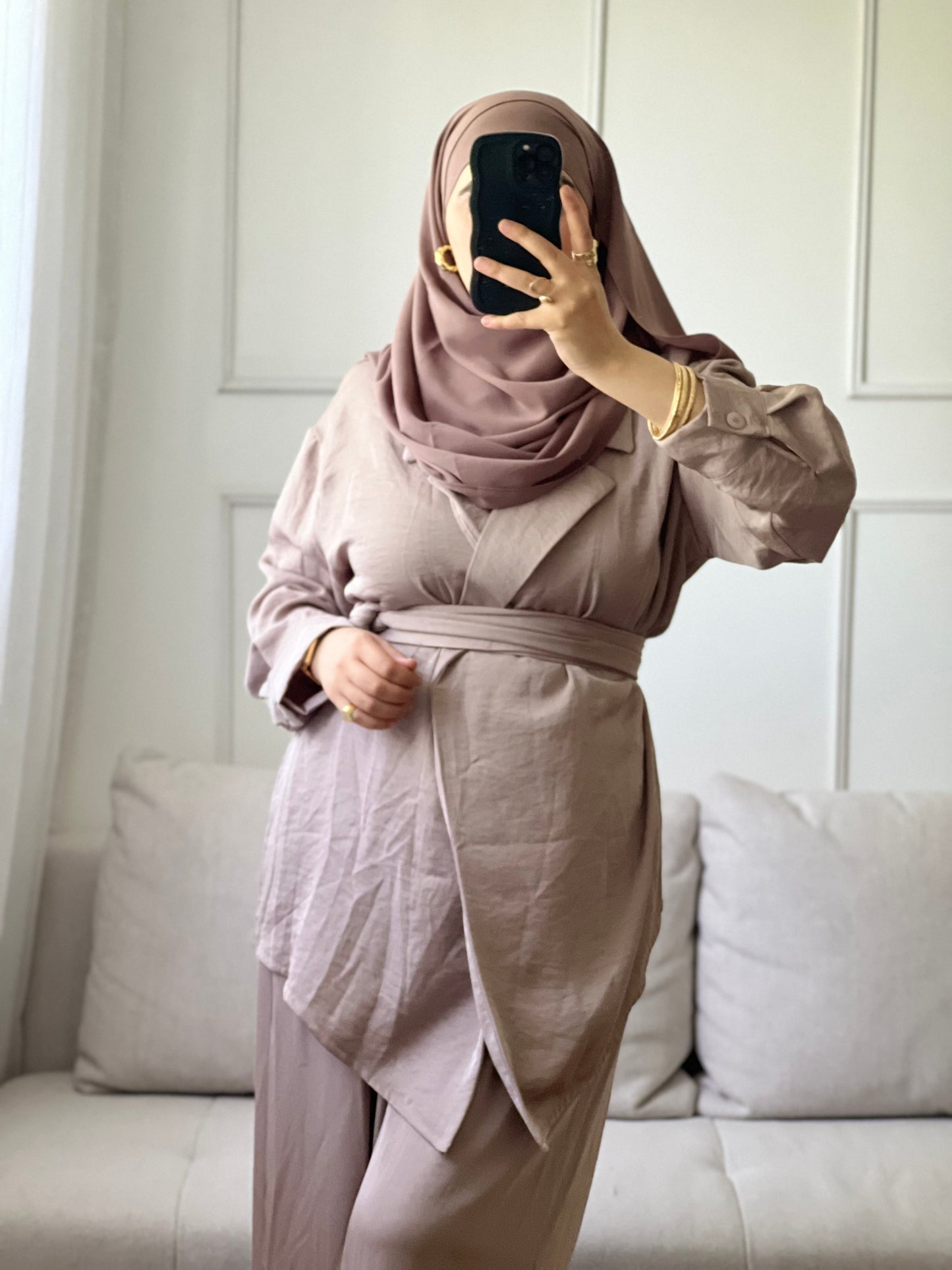 ENSEMBLE MODESTE taupe