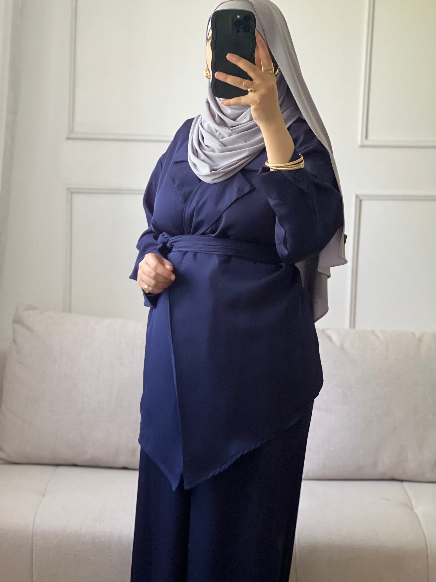 ENSEMBLE MODESTE bleu marine