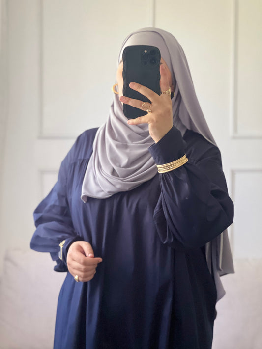 ROBE OVERSIZE bleu marine