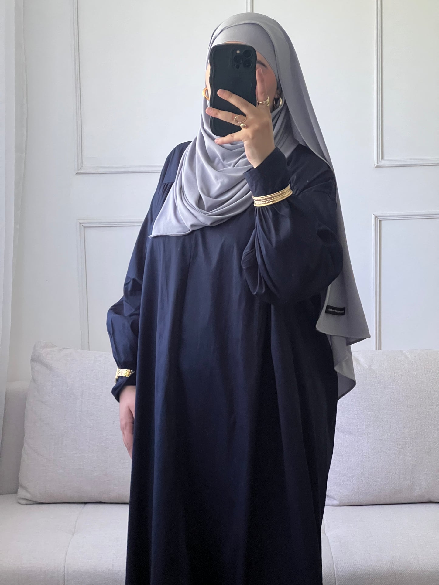 ROBE OVERSIZE bleu marine