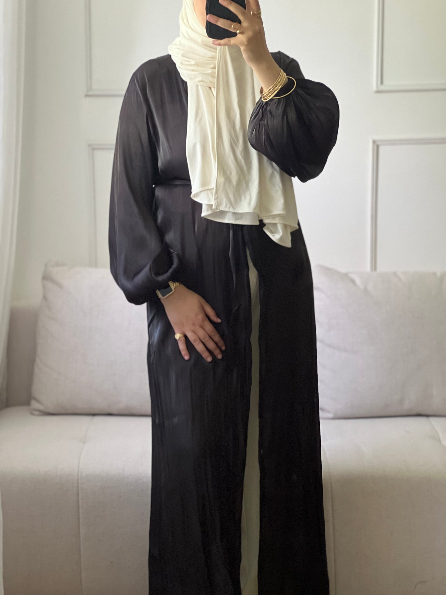 KIMONO ÉLÉGANT ET CONFORTABLE Noir