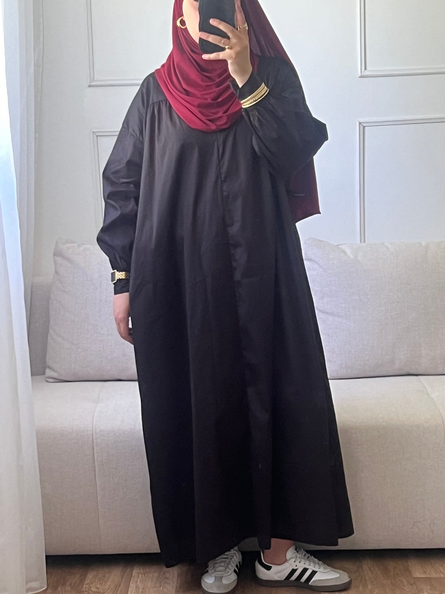 ROBE OVERSIZE noir
