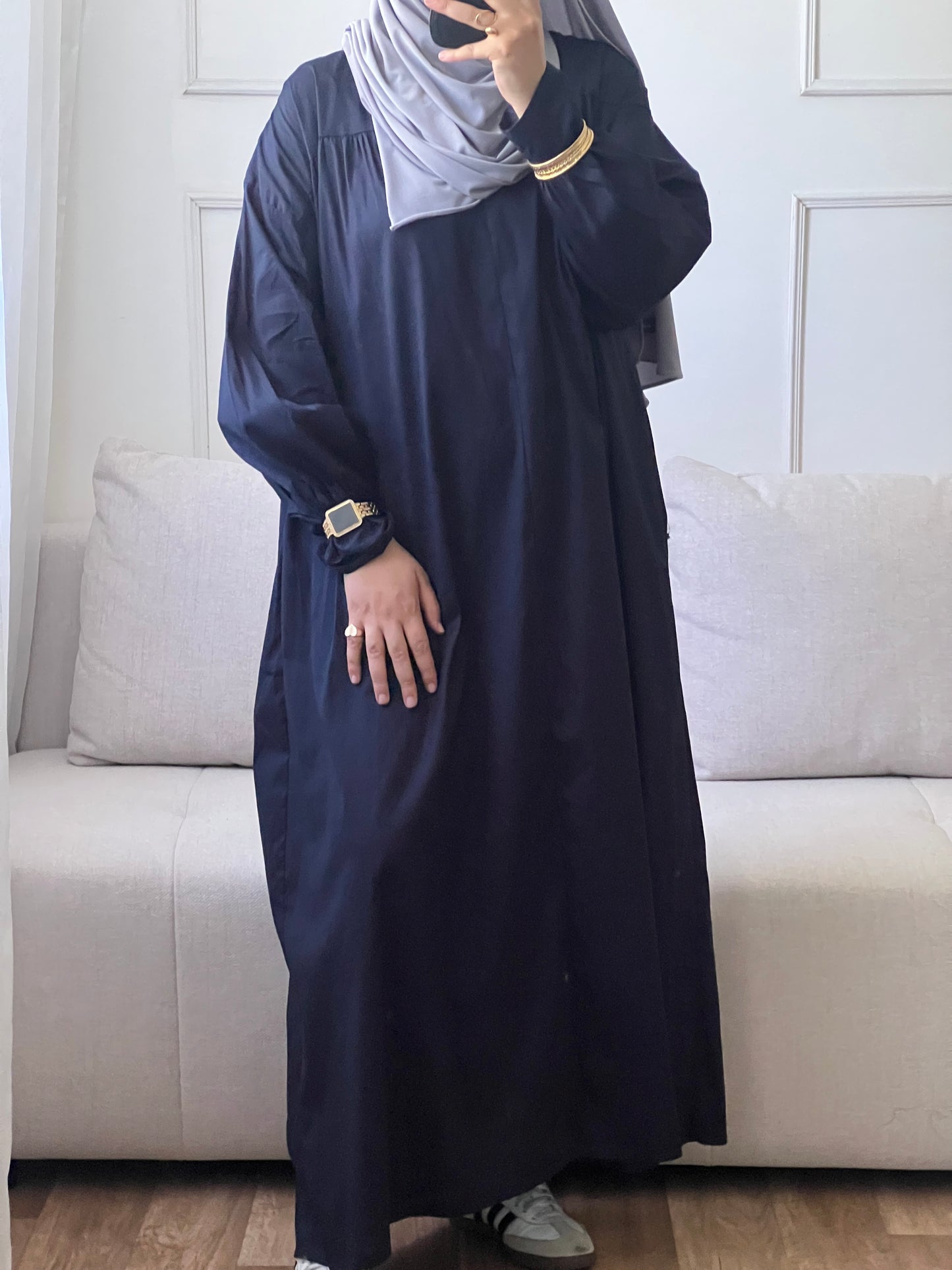 ROBE OVERSIZE bleu marine