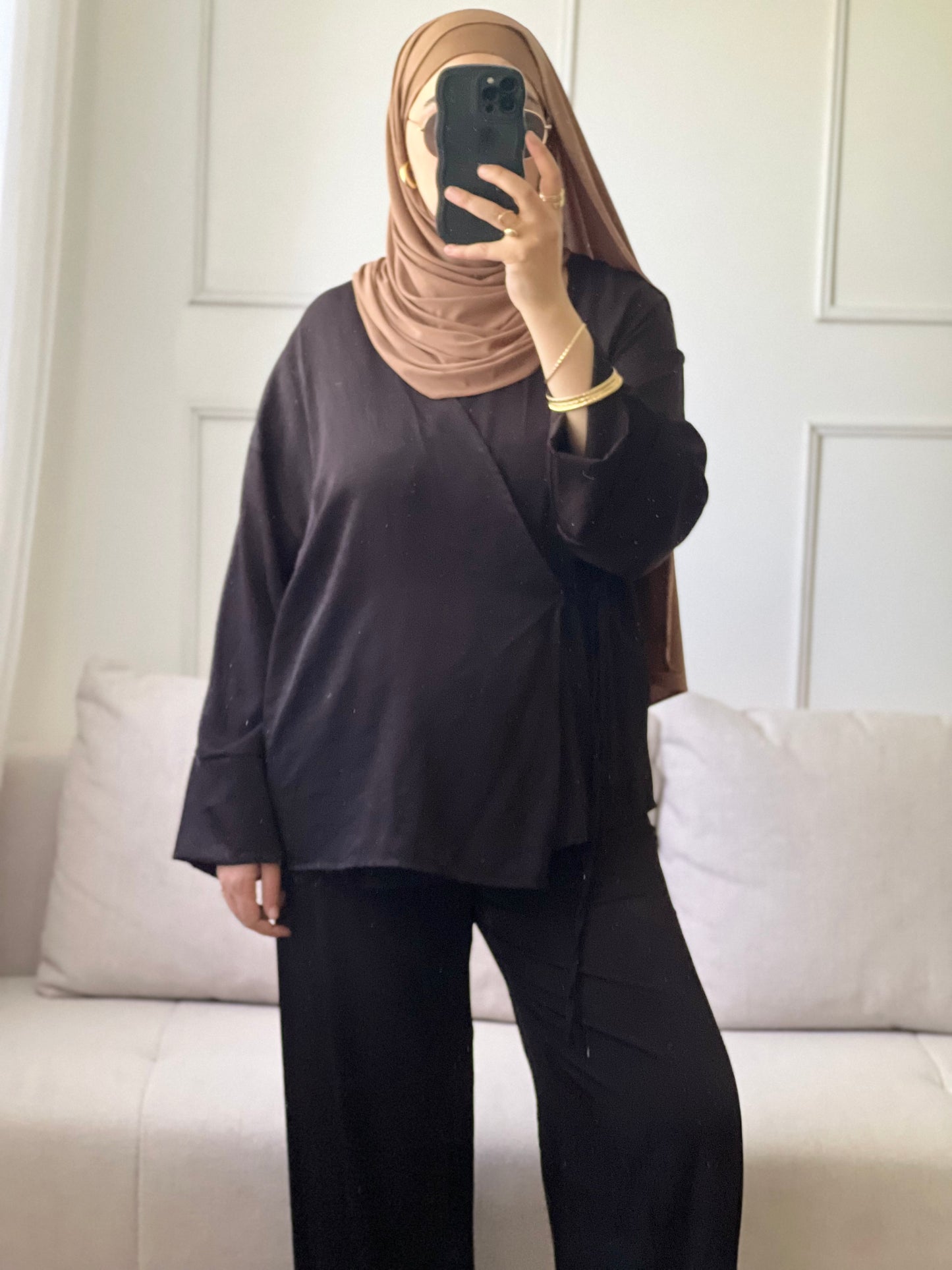 ENSEMBLE MODESTE Noir
