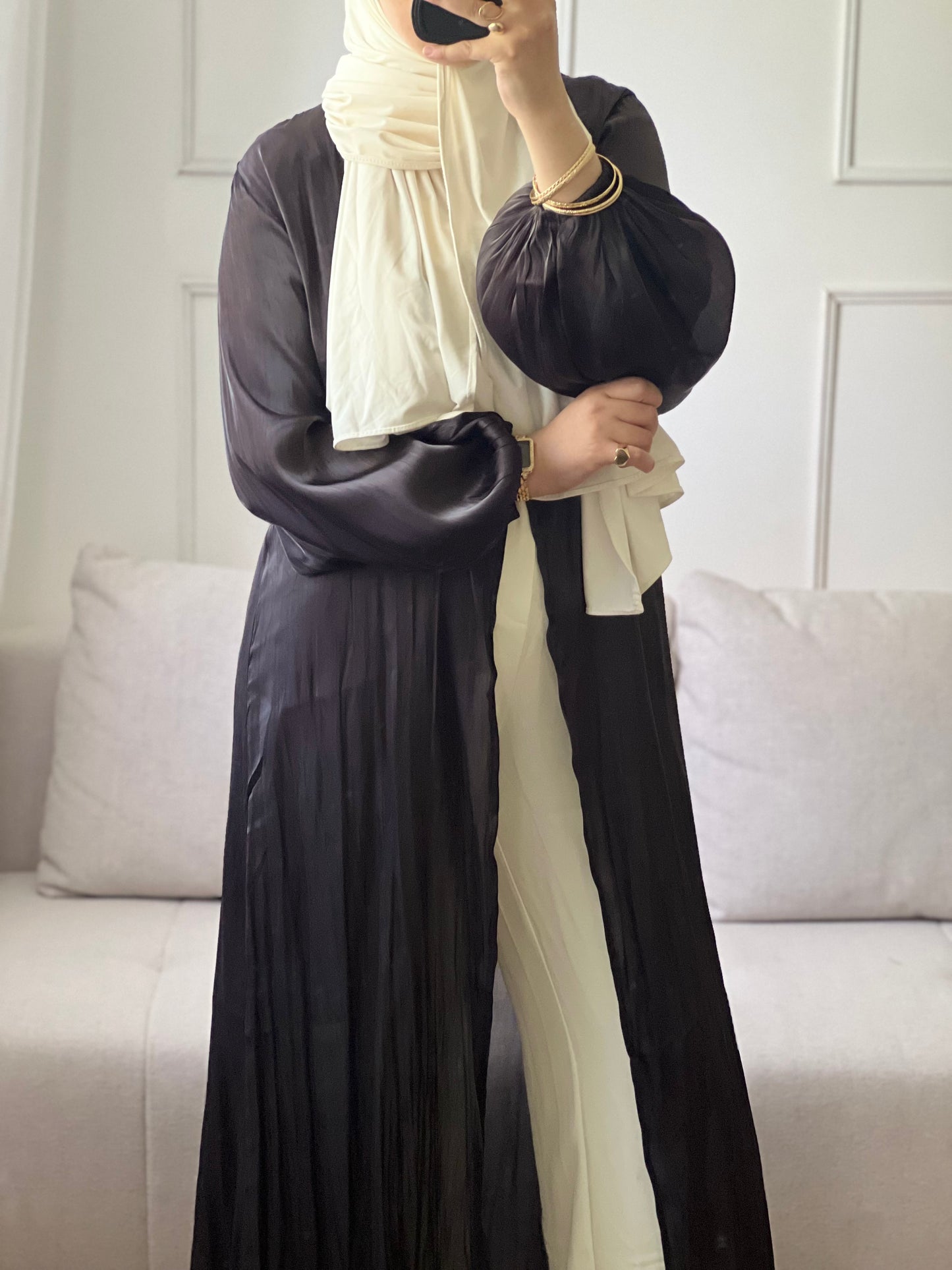 KIMONO ÉLÉGANT ET CONFORTABLE Noir