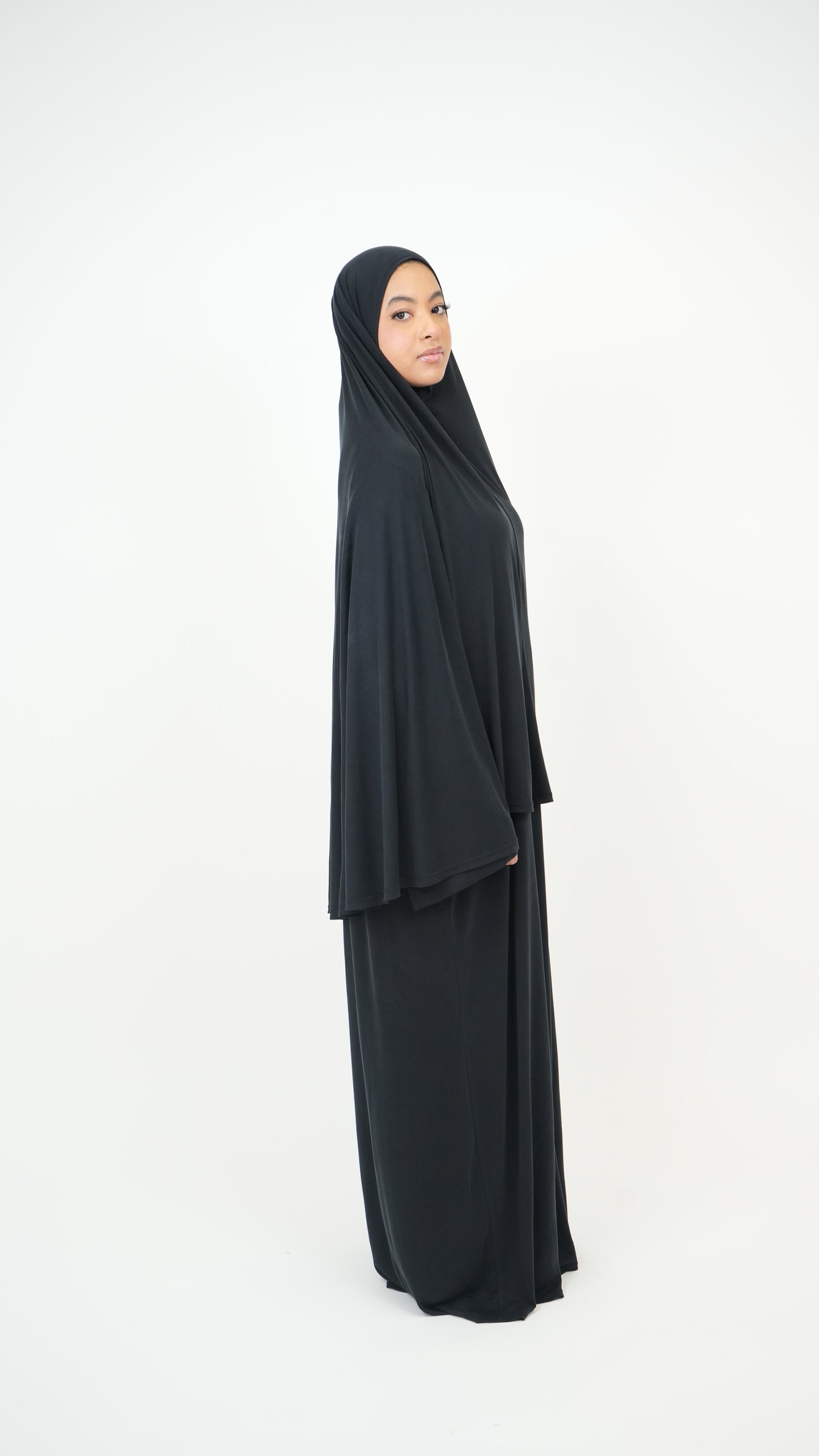 Set Abaya & khimar noir